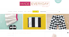 Desktop Screenshot of madeeveryday.com